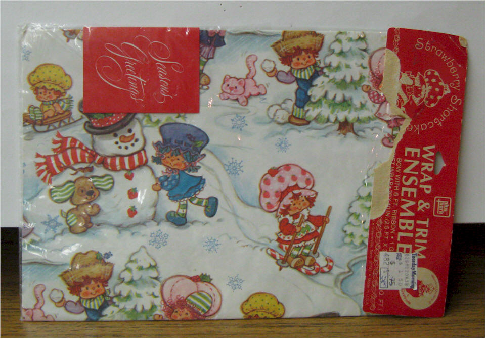 Vintage Gift Wrapping Paper by Laurel American Greetings 