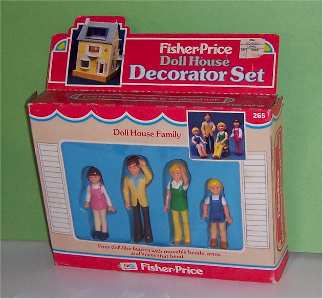 fisher price dollhouse family vintage