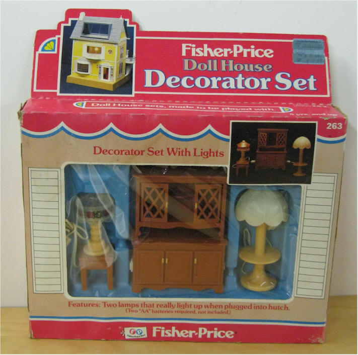 fisher price vintage dollhouse furniture