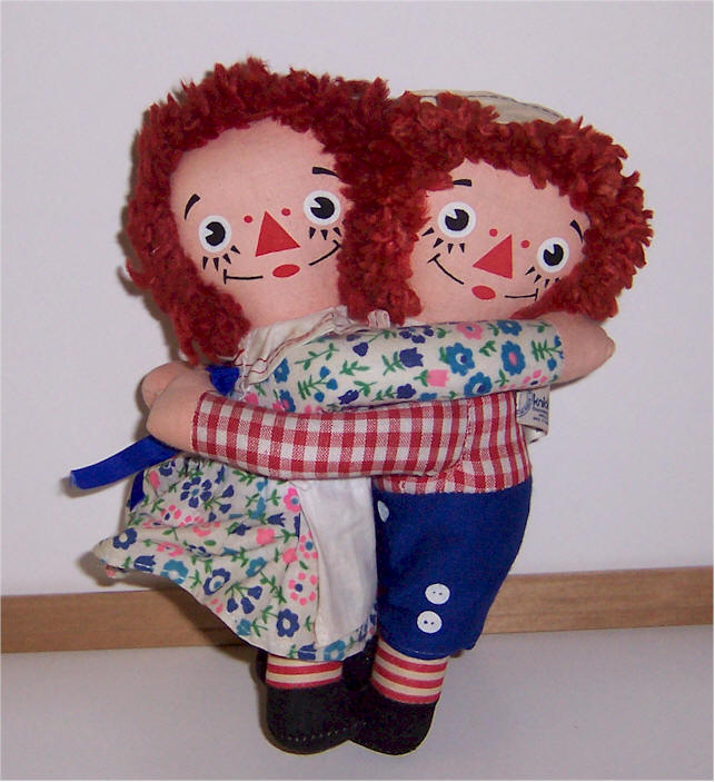 raggedy ann and andy porcelain dolls